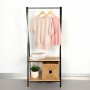 Coat rack with shelf Aktive Black Steel (Refurbished A)