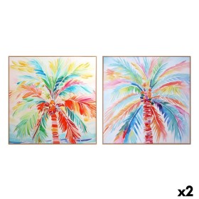 Canvas Home ESPRIT polystyrene Canvas 80 x 3,5 x 80 cm