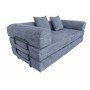 Canapé Home ESPRIT Gris clair Scandi 200 X 90 X 64 CM