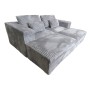 Canapé Home ESPRIT Gris clair Scandi 220 x 158 x 91 cm