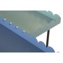 Table d'appoint Home ESPRIT Bleu Turquoise 60 x 25 x 70 cm (2 Unités)