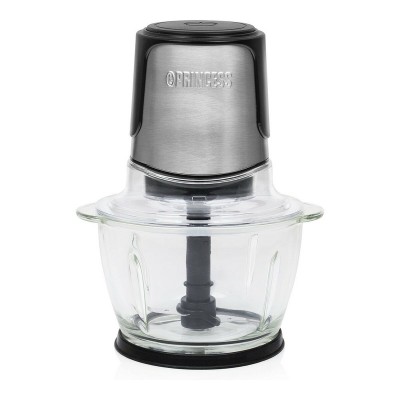 Hachoir Princess Noir verre Acier inoxydable 300 W 1 L