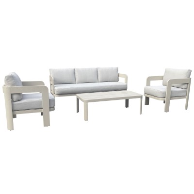 Garden sofa Home ESPRIT Beige 188 X 75 X 67 CM