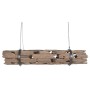 Ceiling Light Home ESPRIT Brown Wood Iron Teak 50 W 180 X 33 X 33 CM