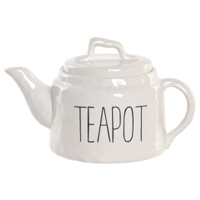 Teapot Home ESPRIT White Porcelain 600 ml