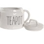 Teapot Home ESPRIT White Porcelain 600 ml