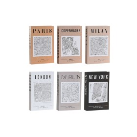 Coffre-fort en forme de livre Home ESPRIT Multicouleur Carton (6 Unités)