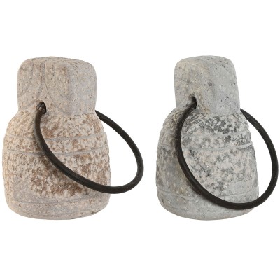 Support de porte Home ESPRIT Pierre Fer 15 x 15 x 26 cm