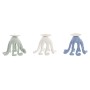 Candleholder Home ESPRIT Blue White Resin (3 Units)