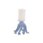 Candleholder Home ESPRIT Blue White Resin (3 Units)