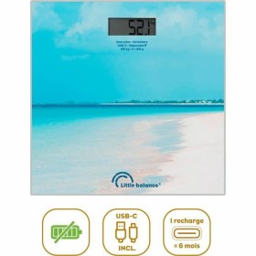 Digital Bathroom Scales Little Balance Caribe Blue