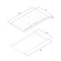 Plaque à Induction Teka IZS97630MSTBK 90 cm 10800 W