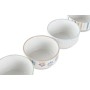 Set de Bols DKD Home Decor Grès 460 ml 12 x 12 x 6,5 cm (4 Unités)