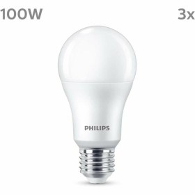 Lampe LED Philips A67 Blanc E 100 W E27 3 Unités (4000 K)
