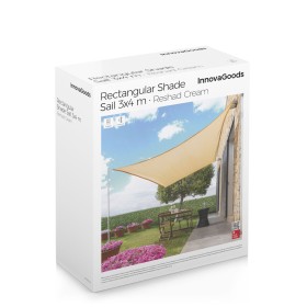 Rectangular Shade Sail Reshad InnovaGoods   Beige 3 x 4 m (Refurbished A)