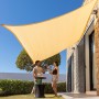 Voile d’Ombrage Rectangulaire Reshad InnovaGoods   Beige (Reconditionné A)