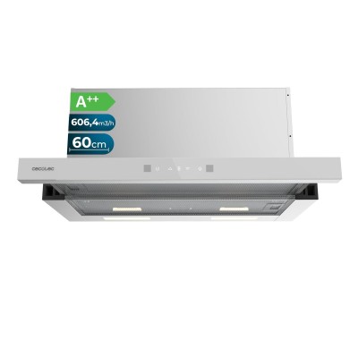 Cecotec Conventional Hood Flux TLT 605501 60cm White A++ Inox LED Touch Control