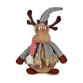 renne de noël Krist+ Marron Gris 15 x 43 x 19 cm