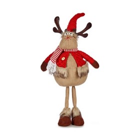 renne de noël Krist+ Marron Rouge 24 x 63 x 27 cm