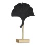 Figurine Décorative Gift Decor Noir Doré Fleur 8 x 37 x 24,5 cm