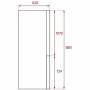 Combined Refrigerator Teka NFL345  White (188 x 60 cm)