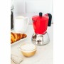 Italian Coffee Pot Monix INOX RED 6T Red 6 Cups