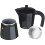 Italian Coffee Pot Monix Braisogona_M640009 Black 9 Cups