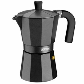 Italian Coffee Pot Monix Braisogona_M640006 Black 6 Cups