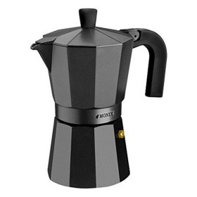 Italian Coffee Pot Monix Braisogona_M640009 Black 9 Cups