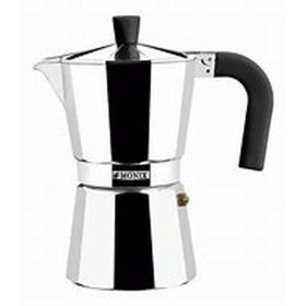 Italian Coffee Pot Monix Braisogona_M620003 Silver
