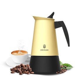 Cafetière italienne Cecotec Piccolina 200 inox 2 tasses 100ml beige antigoutte