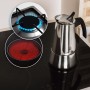 Cecotec Cafetière Italienne Piccolina 900 Inox 10 Tasses Antigoutte Ergonomique