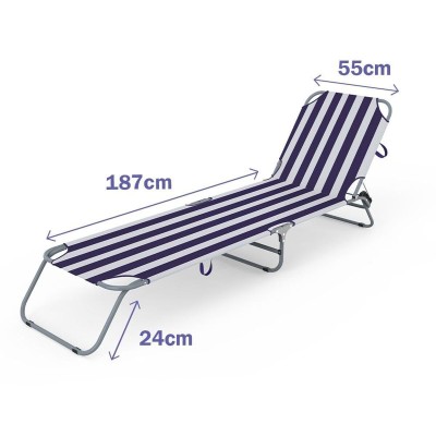 Chaise longue Marbueno 187 x 24 x 55 cm
