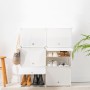 Rangement Modulaire Portable pour Chaussures InnovaGoods Blanc (Reconditionné A)