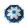 Parasol de plage Bleu Ø 200 cm SPF50+ Paon