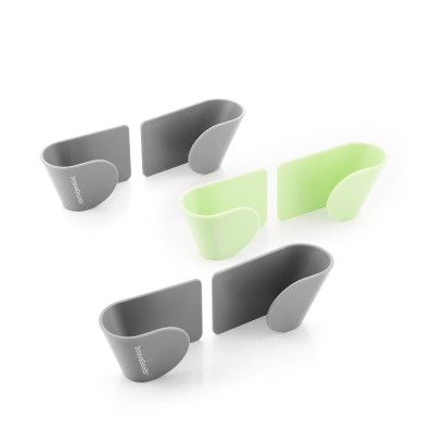Set of 3 Adhesive Holders for Saucepan Lids Smarack InnovaGoods Modelo Smarack Grey (Refurbished B)