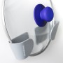 Set de 3 Supports Mural Adhésif pour Couvercle de Cuisine Smarack InnovaGoods Modelo Smarack Gris (Reconditionné B)