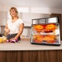 Cecotec Friteuse à air et four Cecofry FoodCourt 18000 4Pizza 18L 2700W acier écran