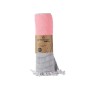 Multipurpose throw Gift Decor Pink 160 x 200 cm 40 x 9 x 8 cm Stripes