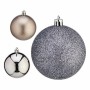 Lot de boules de Noël Krist+ Argenté Plastique Ø 7 cm (12 Unités)