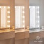 Miroir de coiffeuse inclinable à LED Hollywood Glarisse InnovaGoods 12 Ampoules