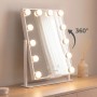 Tilting LED Vanity Mirror Hollywood Glarisse InnovaGoods 12 Light bulbs