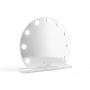 Round Vanity Mirror with LED Hollywood Gloette InnovaGoods 9 Light bulbs