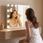 Miroir de maquillage avec LED Hollywood Glimma Deluxe InnovaGoods 15 Ampoules
