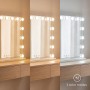 LED Vanity Mirror Hollywood Glimma Deluxe InnovaGoods 15 Light bulbs