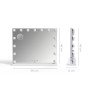 LED Vanity Mirror Hollywood Glimma Deluxe InnovaGoods 15 Light bulbs