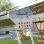 Pack Barbecue au Charbon de Bois Pliable en Acier Inoxydable et Tapis de Cuisson pour Four et Barbecue InnovaGoods