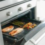 Pack Stainless Steel Foldable Charcoal BBQ and Teflon Barbecue Sheet InnovaGoods
