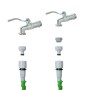 Pack Pistolet à Eau à Pression avec Réservoir 8 en 1 et Tuyau d’Arrosage Extensible InnovaGoods