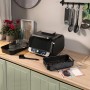 Pack Silicone Baskets with Brush for Air Fryers and Air Fryer with Grill, Accessories and Recipe Book InnovaGoods